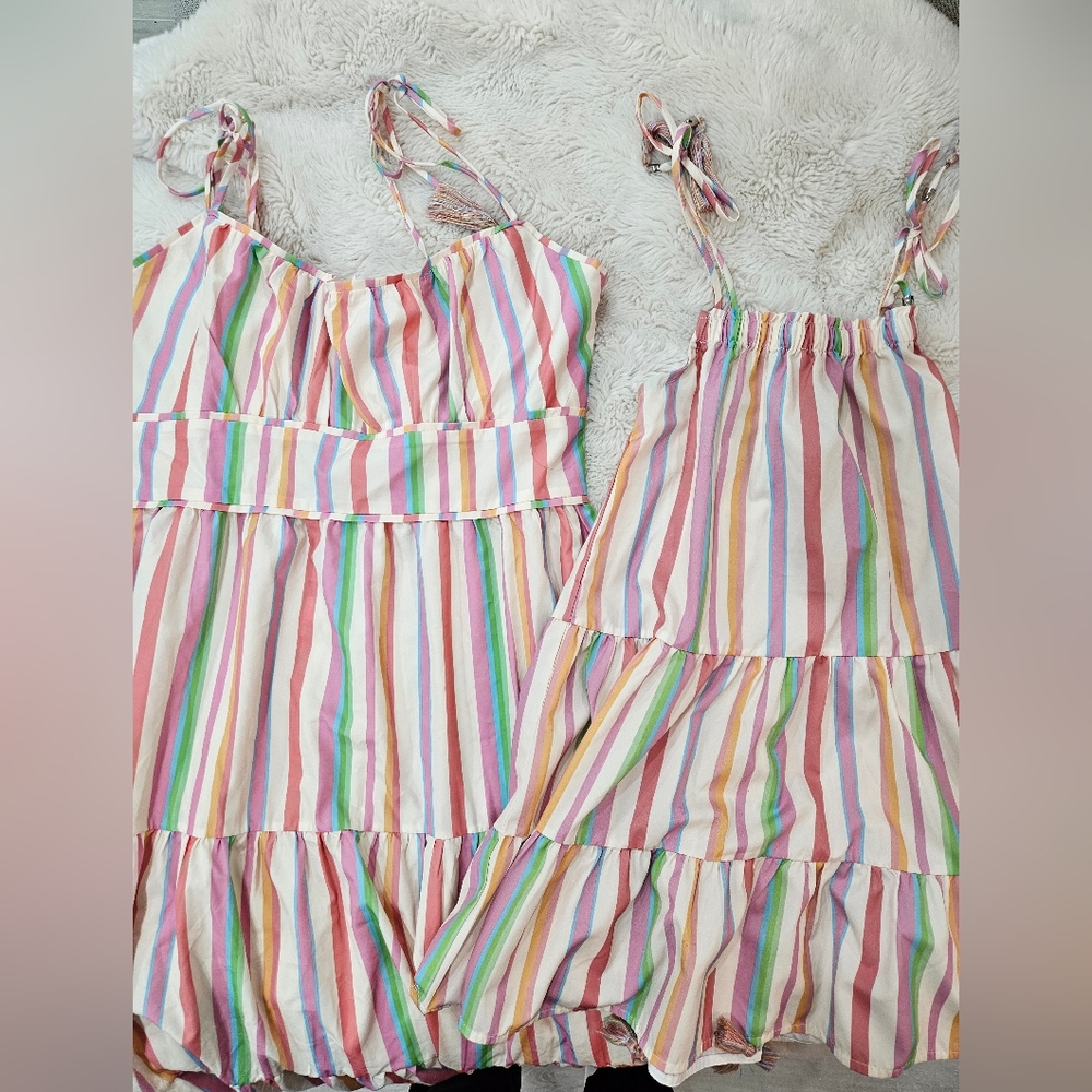 Mommy and me dress size M woman and size 3yr kid dress